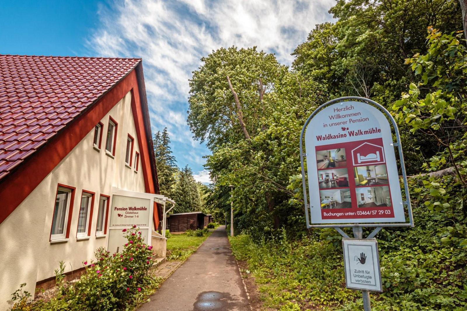 Pension Walkmuehle Зангерхаузен Экстерьер фото