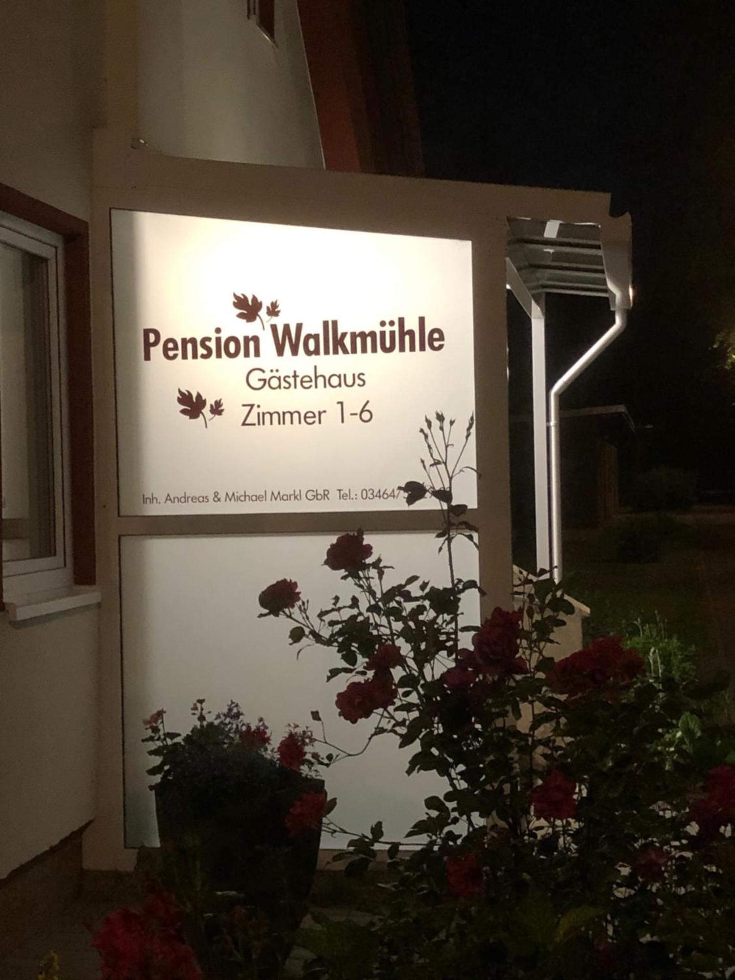 Pension Walkmuehle Зангерхаузен Экстерьер фото
